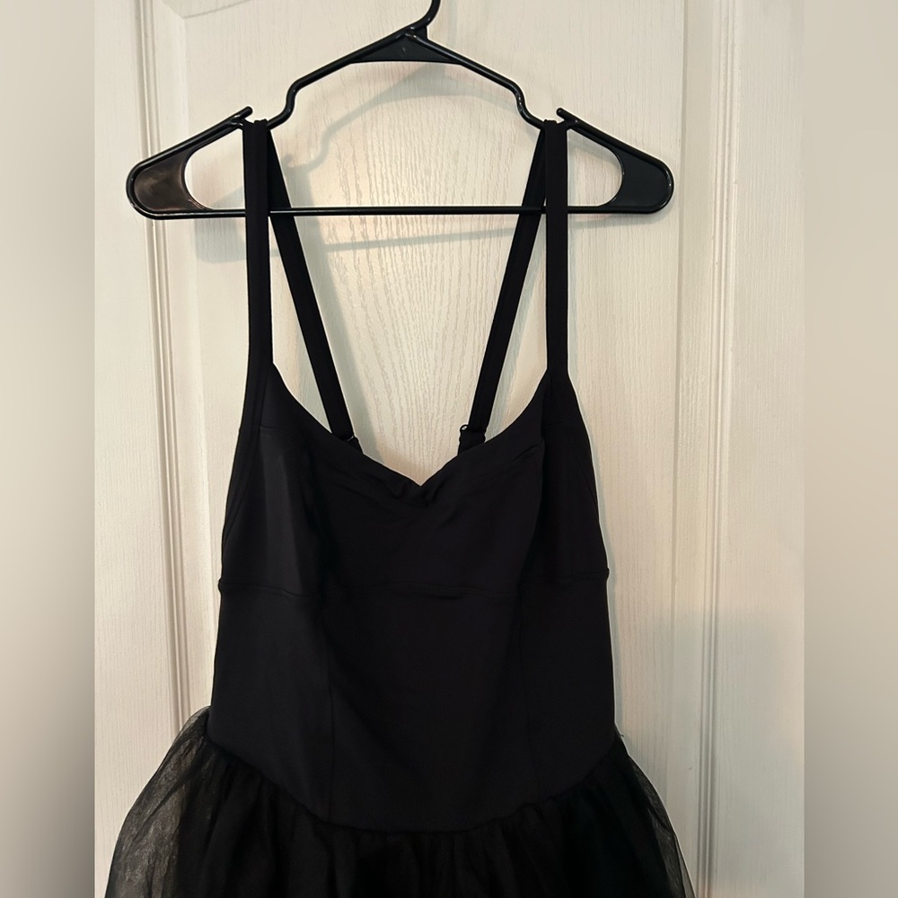 🎉 Host Pick 🎉 Free People Let’s Talk Tutu Black Slip Dress - Picture 2 of 11